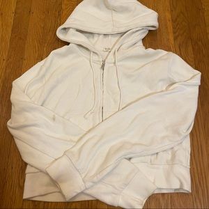 Brandy Melville white crystal jacket